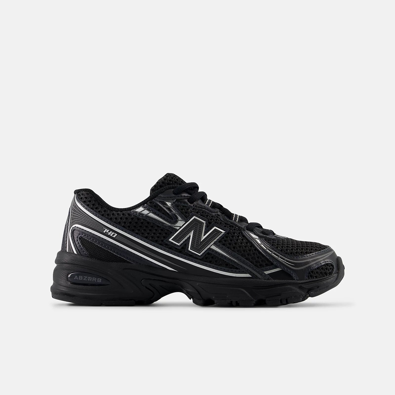 Black With Silver Metallic