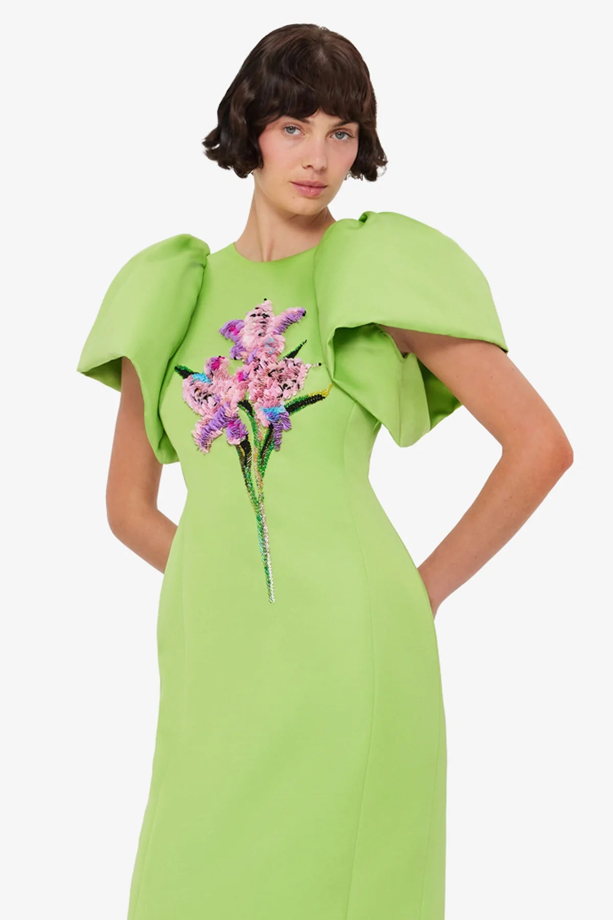 Lily Print in Parakeet