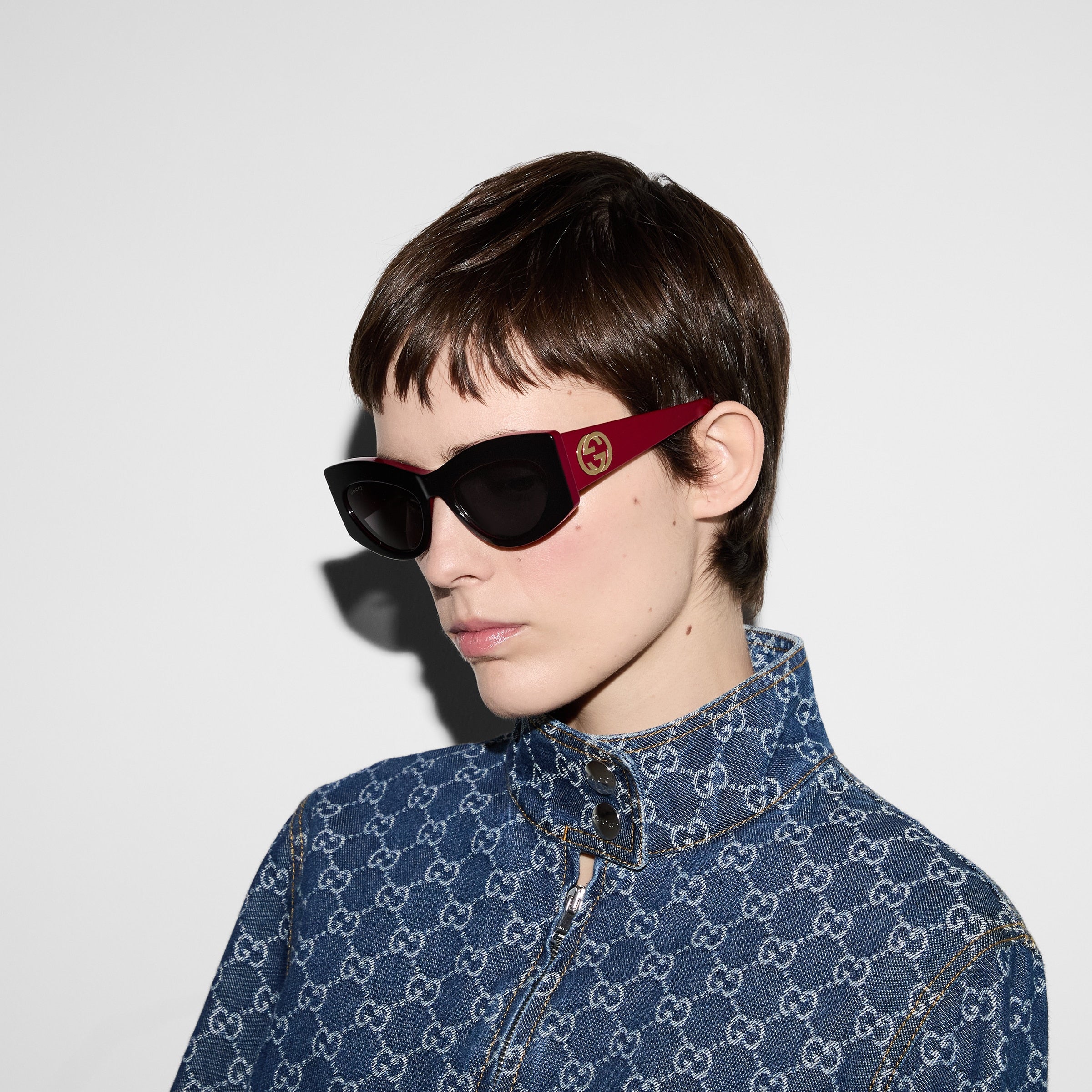 negro y rojo Gucci Rosso Ancora