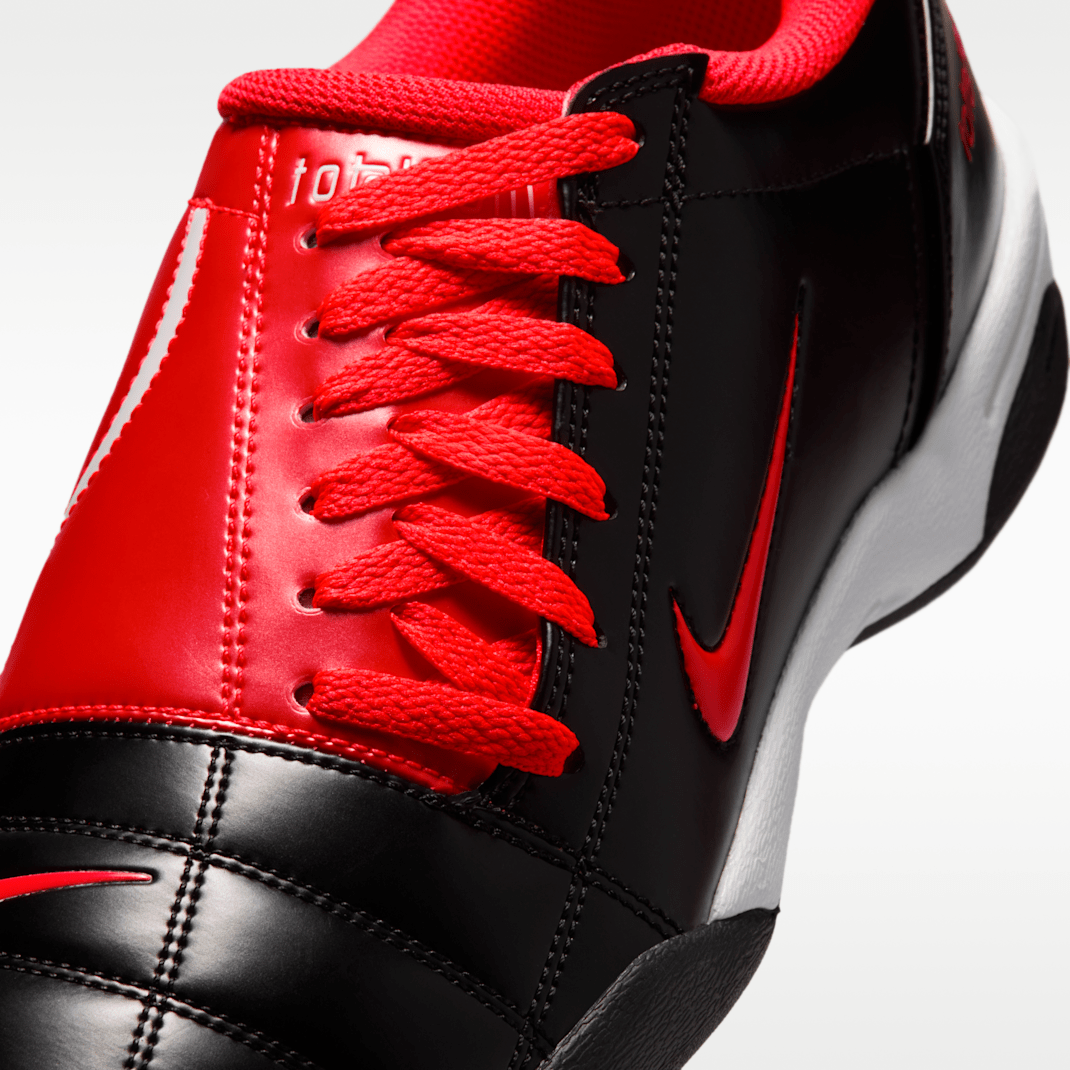Black/White/Black/Bright Crimson