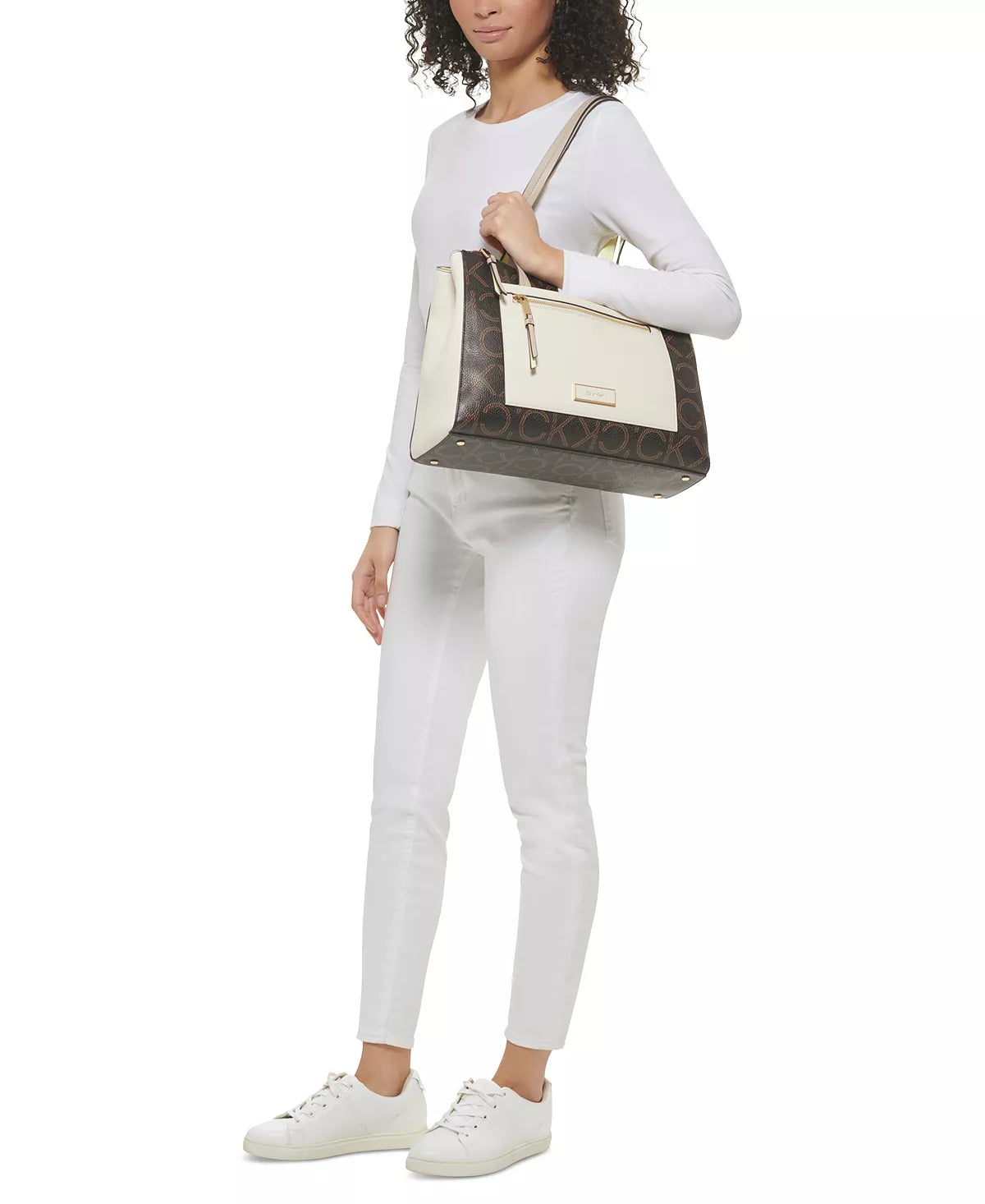 Brown Khaki/Caramel/White