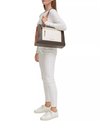 Brown Khaki/Caramel/White