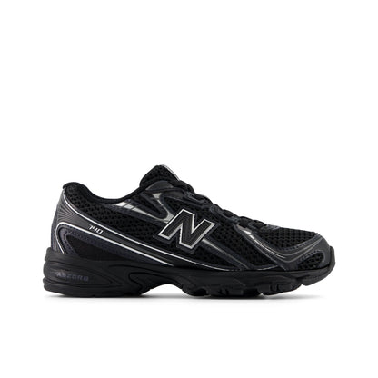 Black With Silver Metallic