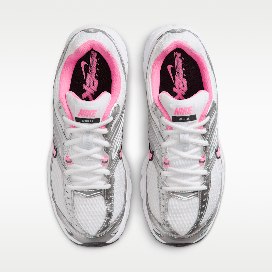 White/Metallic Silver/Black/Pink Spell