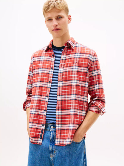 Terracotta Red/Big Check