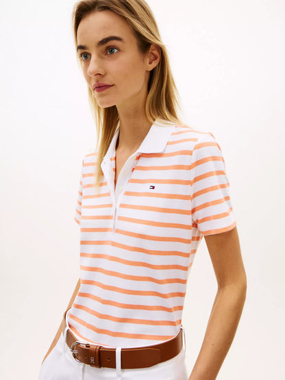 White/Nectarine Stripe