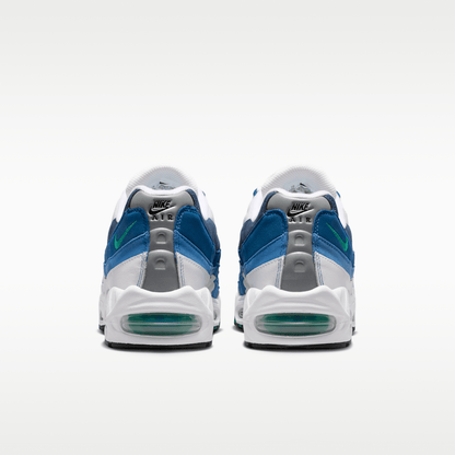 White/Lake Blue/French Blue/Emerald Green