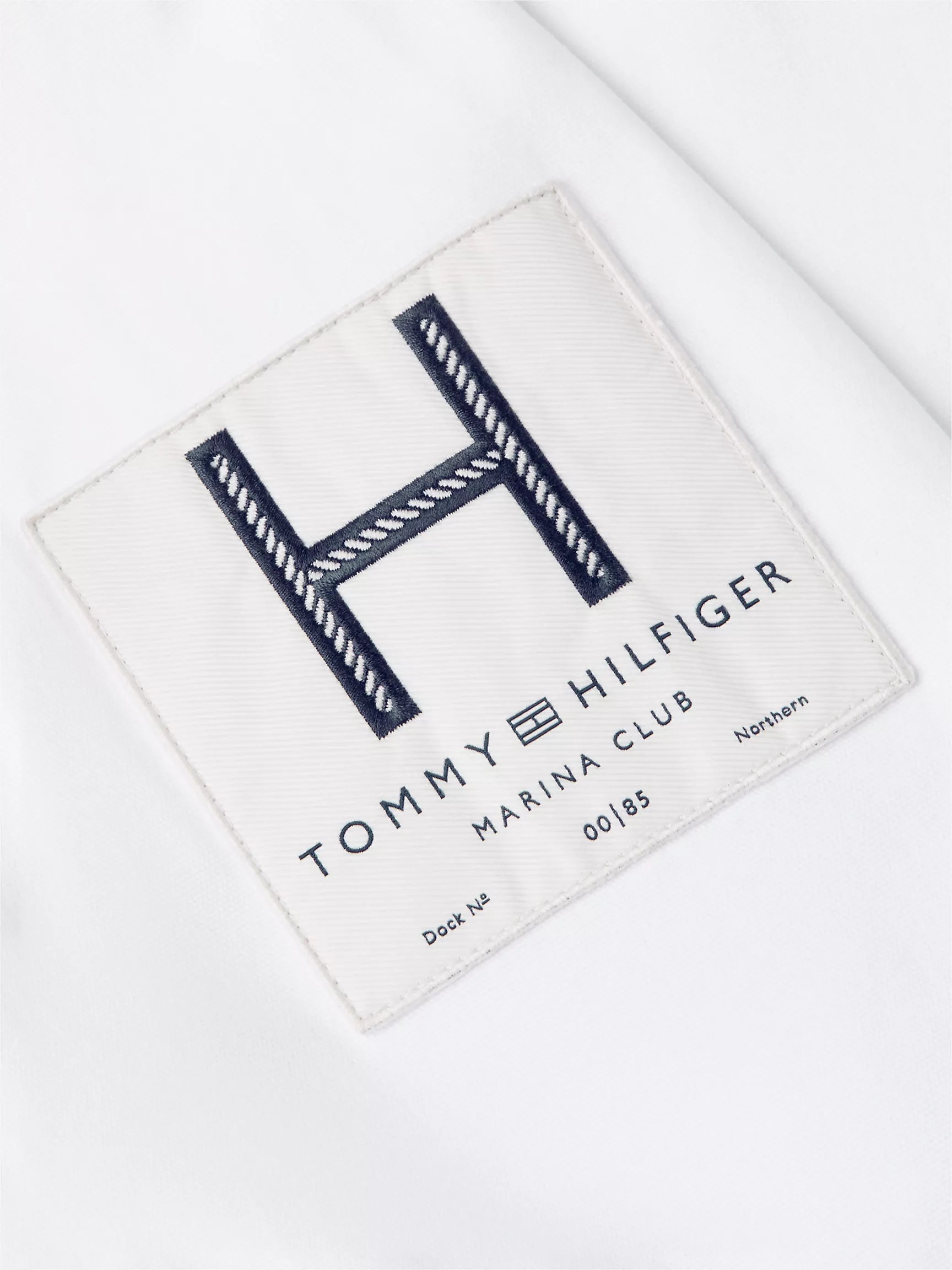 White/Navy Stripe
