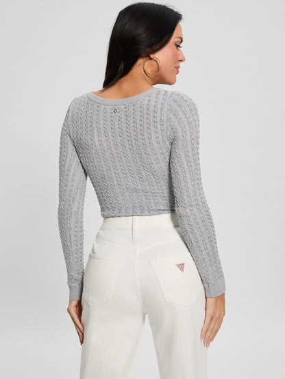 Light Grey Silver Lurex