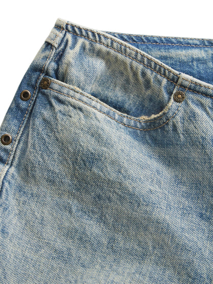 Gusa Distressed Indigo Wa