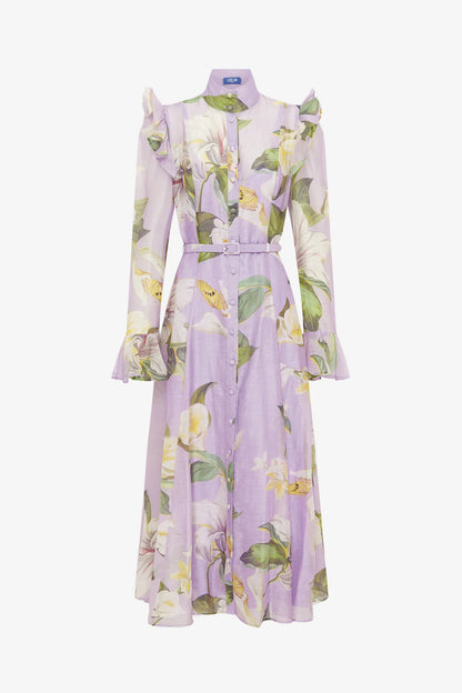 Lily Blossom Print in Lilac