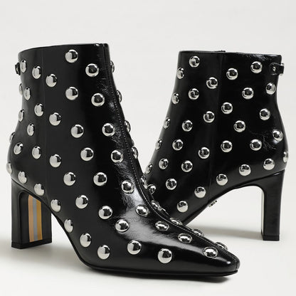 Black Faux Leather