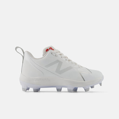White With Silver Metallic
