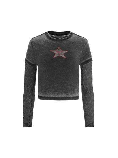 Washed Out Black Multi