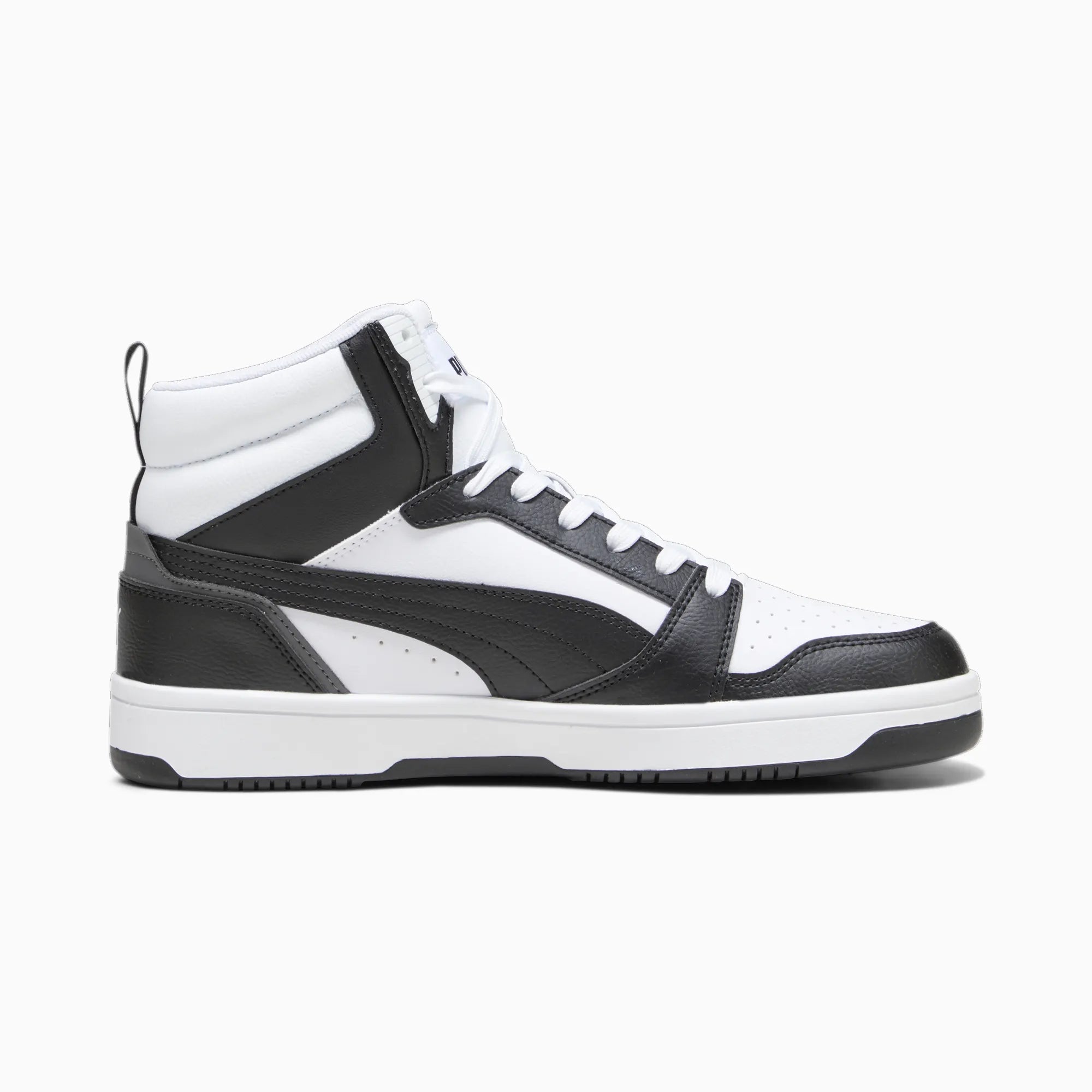 PUMA White-PUMA Black-Shadow Gray-PUMA White