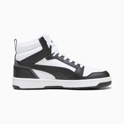 PUMA White-PUMA Black-Shadow Gray-PUMA White