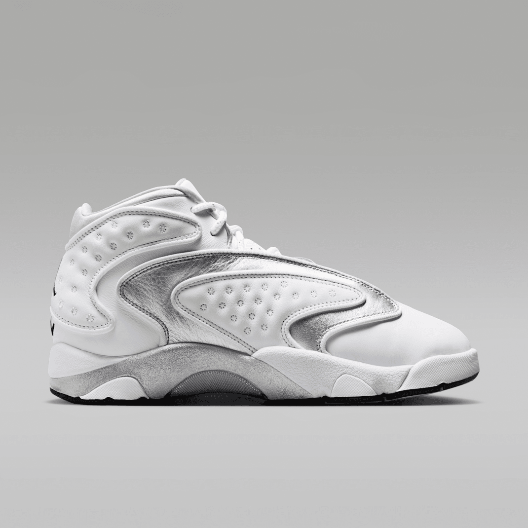 White/Black/Metallic Silver
