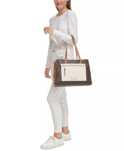 Brown Khaki/Caramel/White