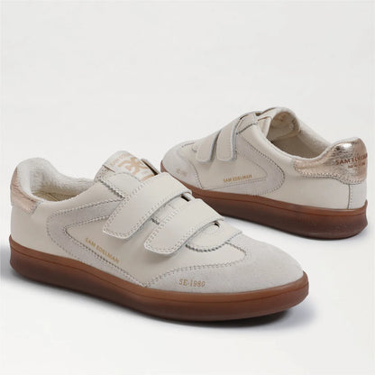 Modern Ivory/Gold Leather