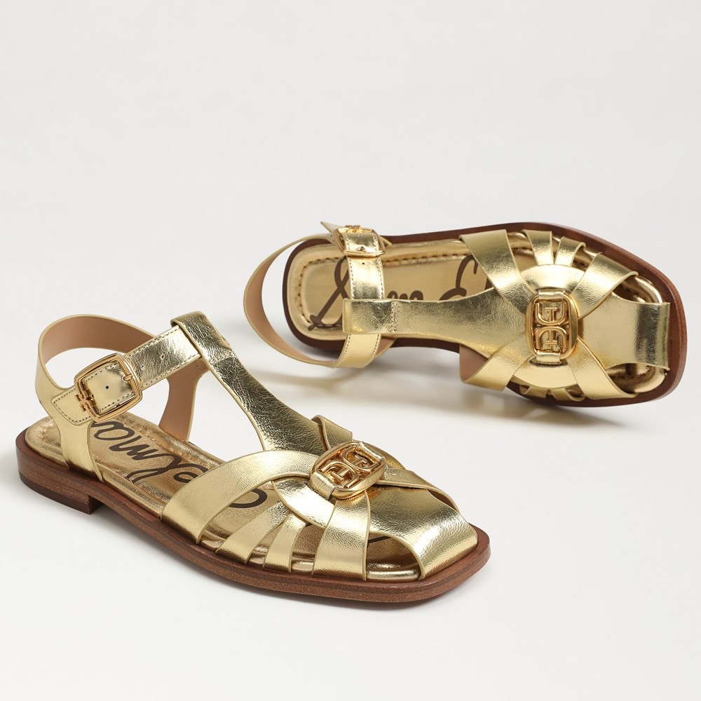 Amber Gold Leather