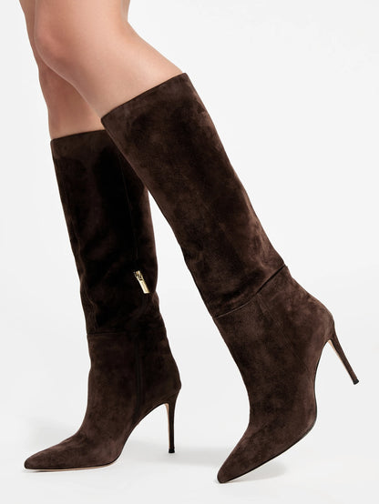 Chocolate Brownie Suede