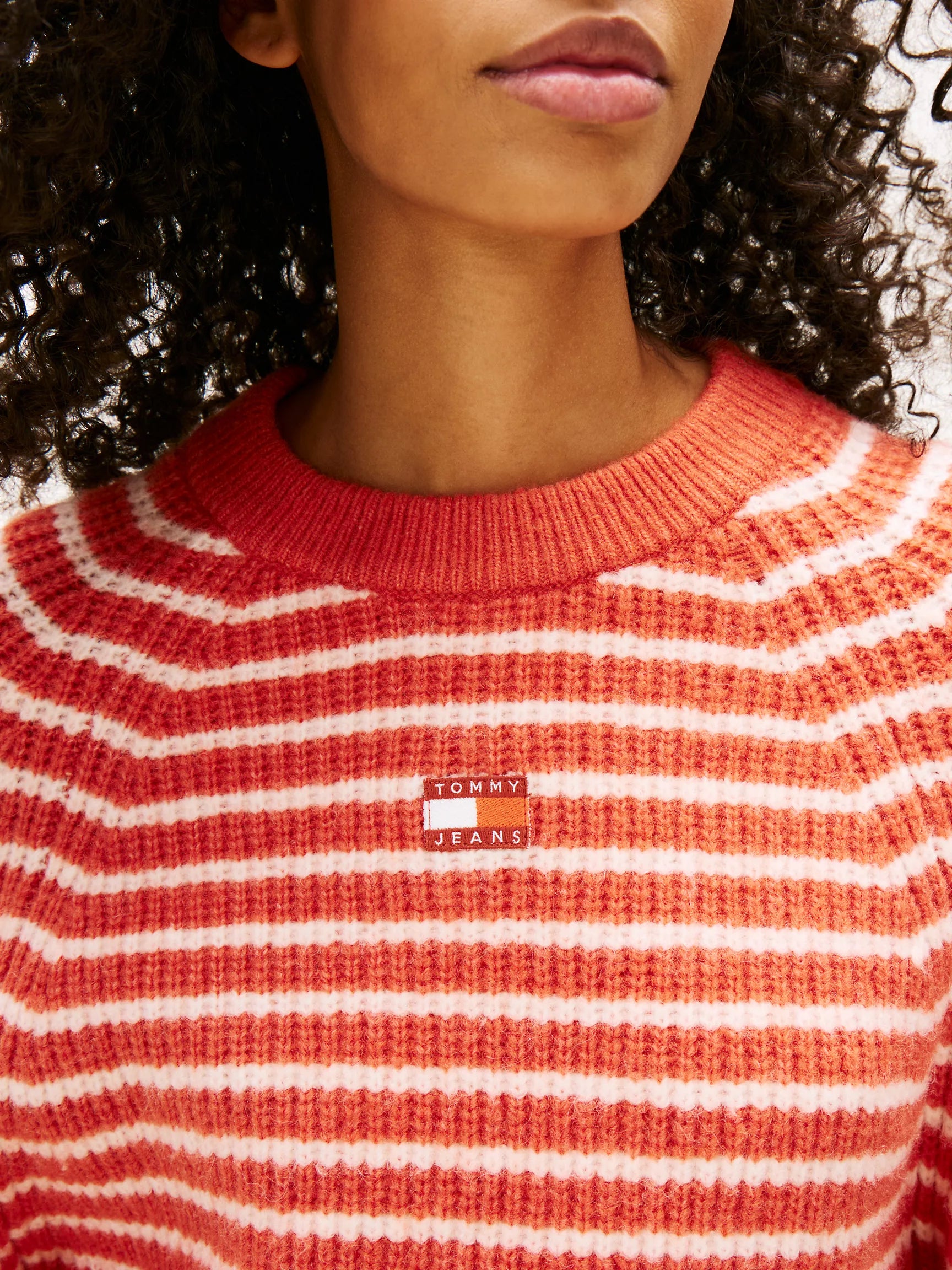 Rustic Coral / Stripe