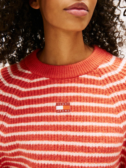 Rustic Coral / Stripe