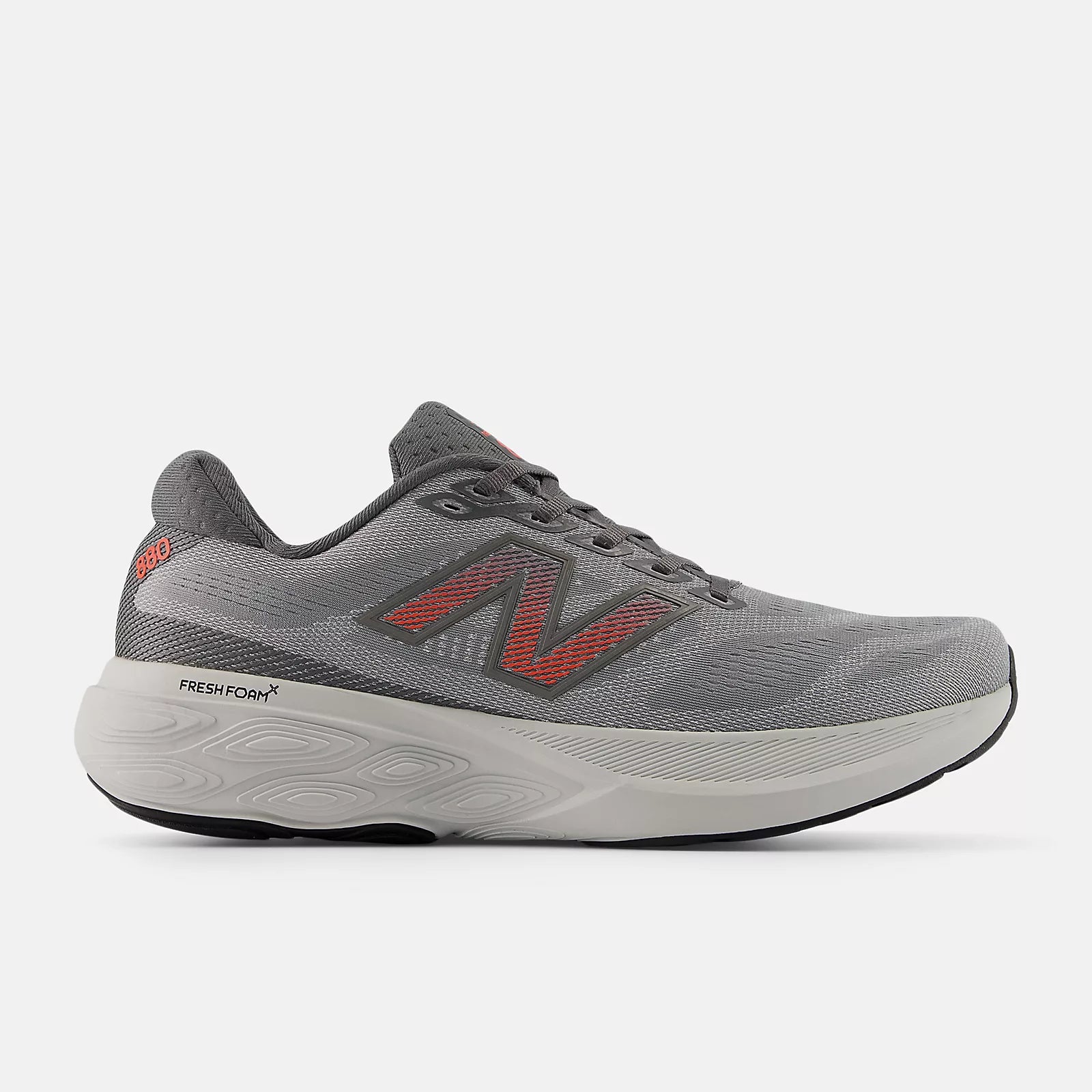 Slate Grey With Reflection And Urgent Red