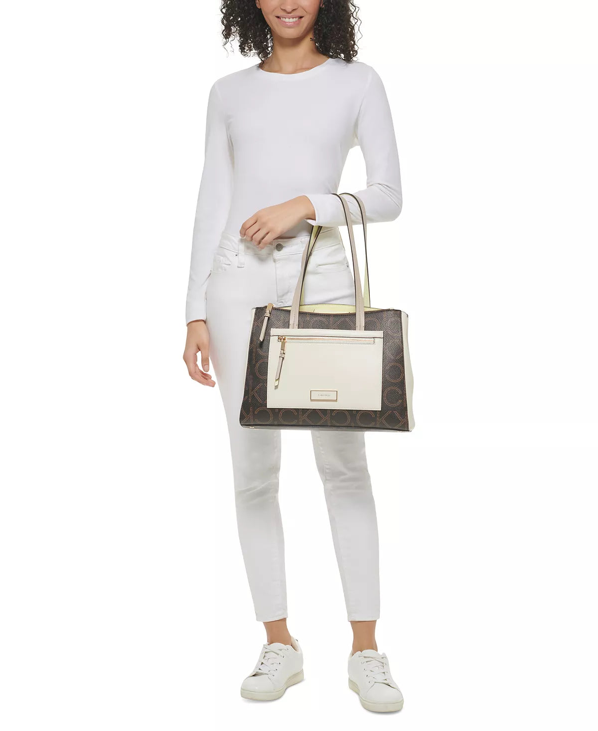 Brown Khaki/Caramel/White