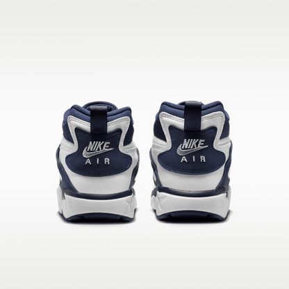 White/Metallic Silver/College Navy