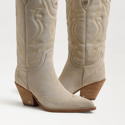 Ivory Sand Suede