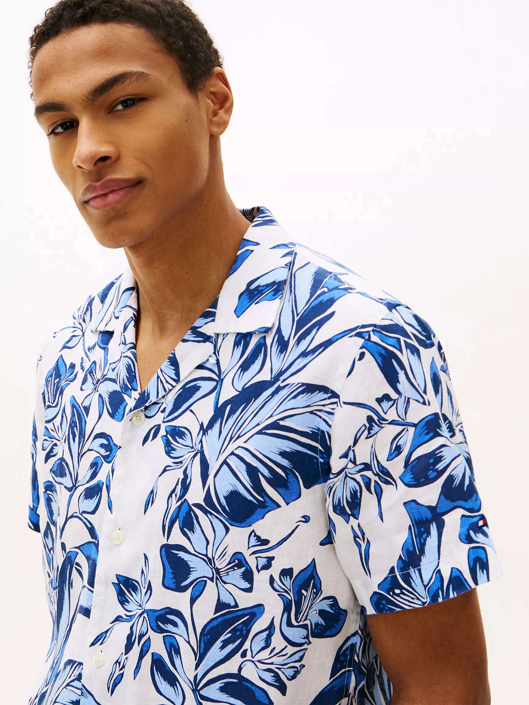 White/Blue Print