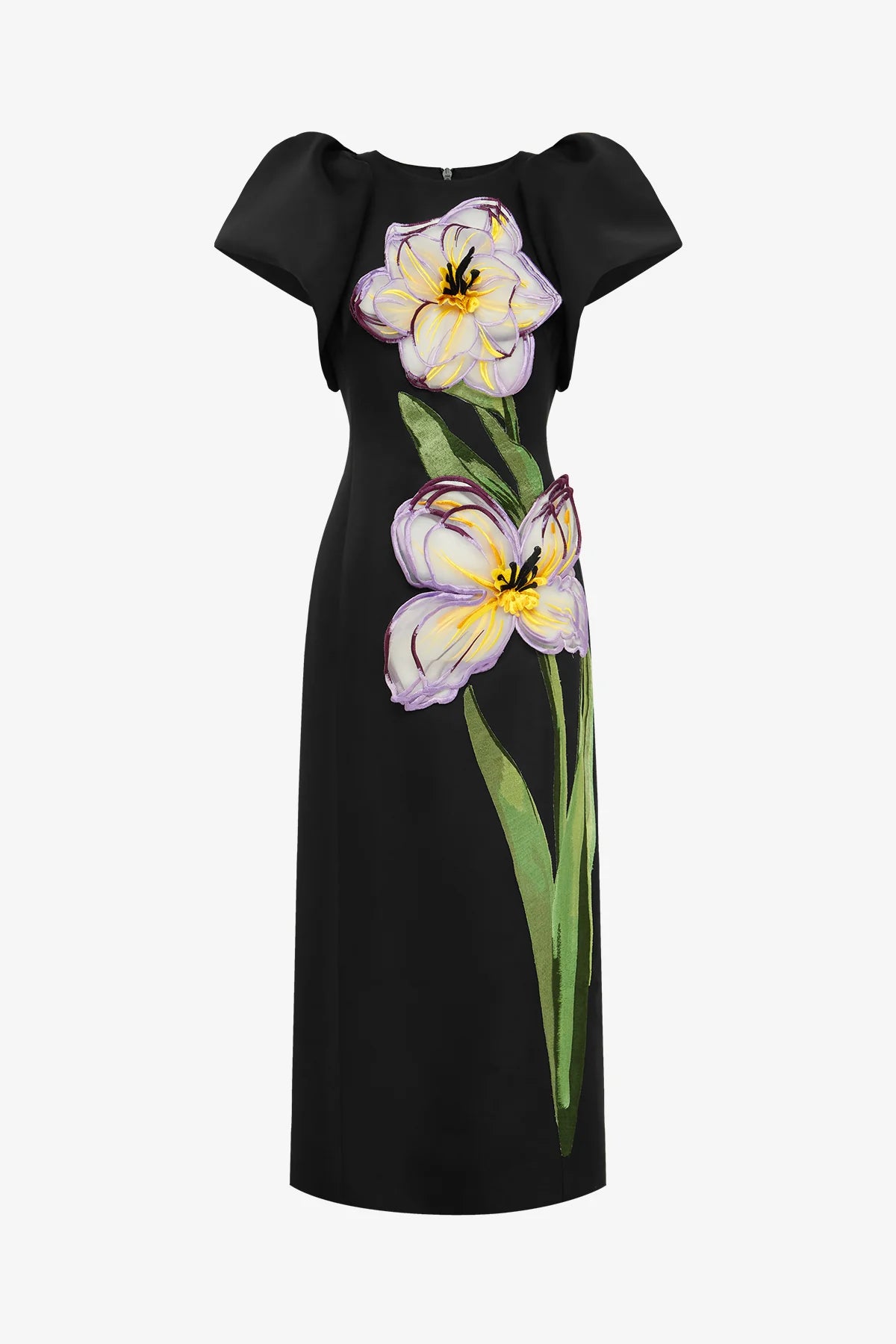 Iris Print in Ebony
