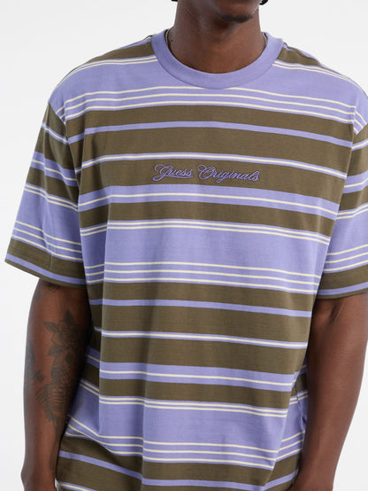 Grape Leaves Stripes Mult