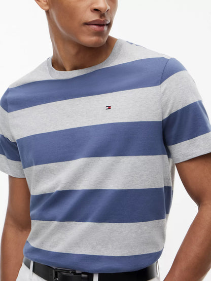 Faded Indigo/Grey Stripe