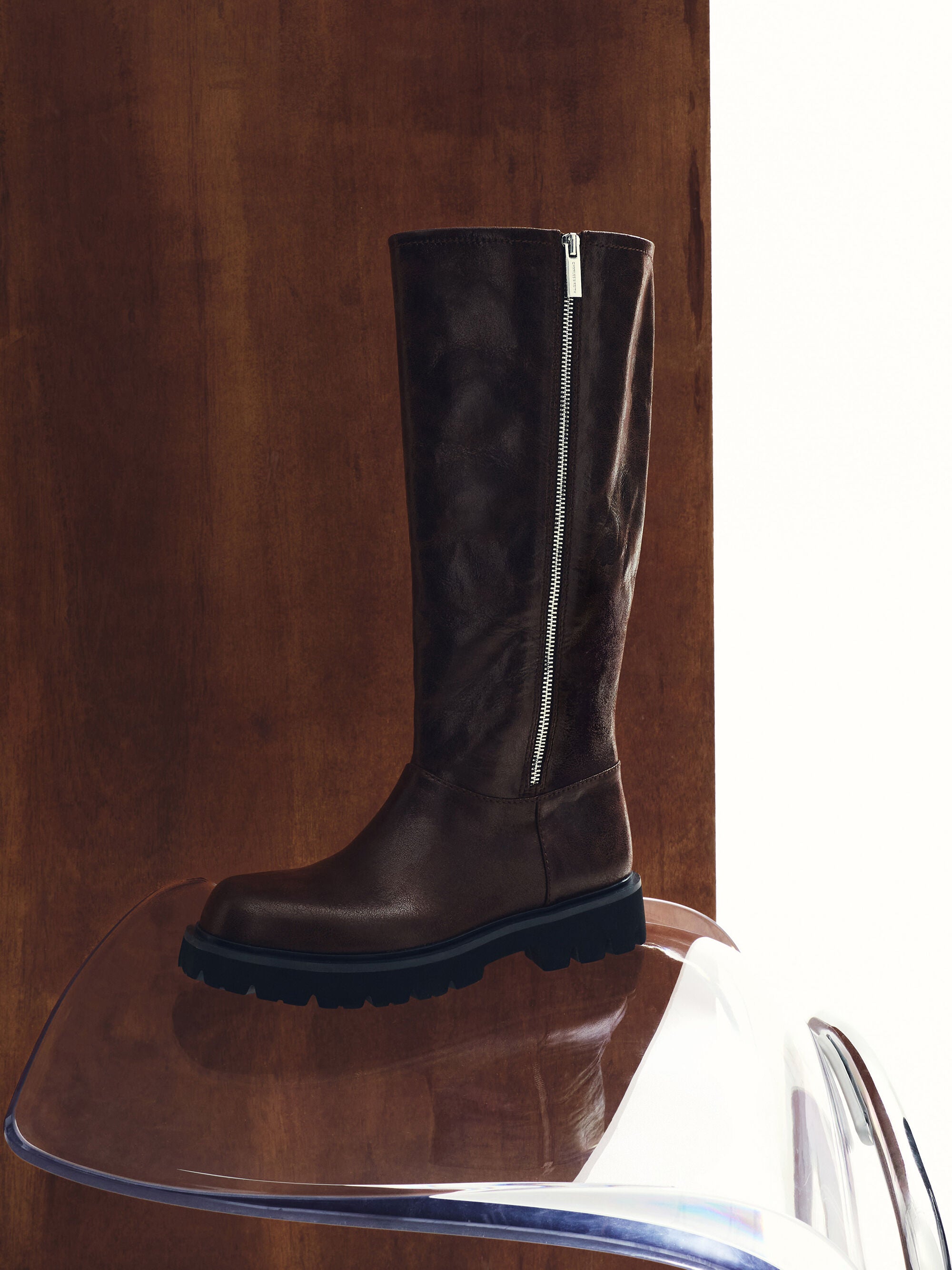 Dark Brown Textured