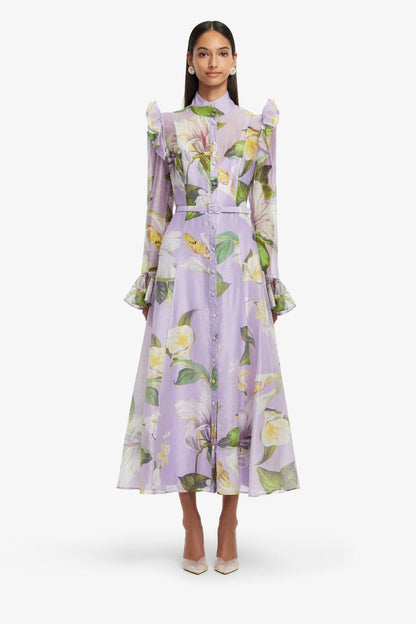 Lily Blossom Print in Lilac