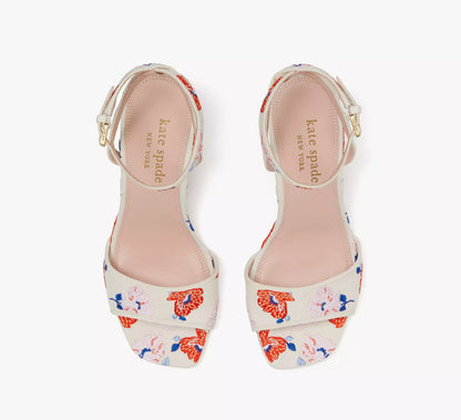 Cream Dotty Floral