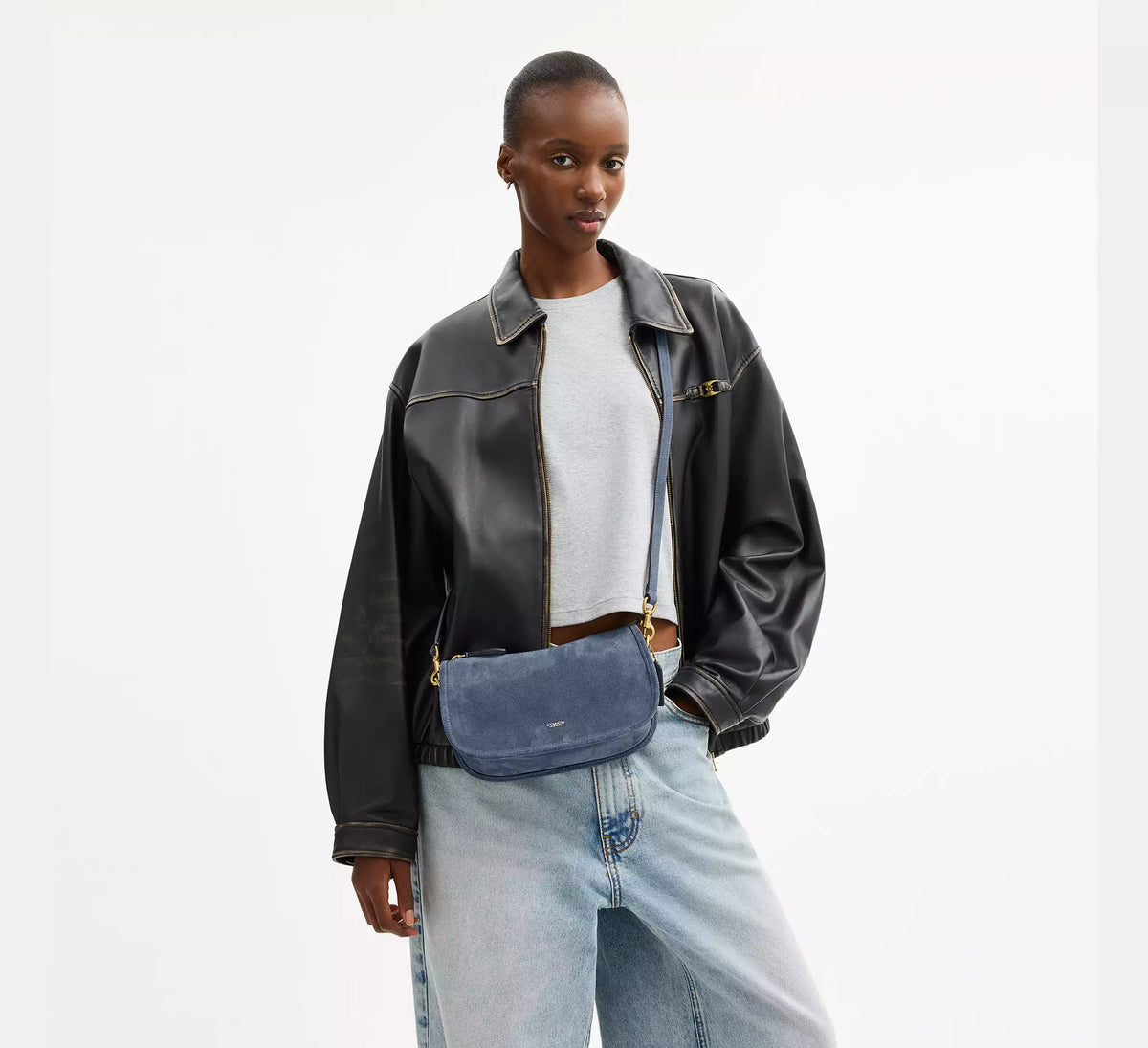 Brass/Light Denim