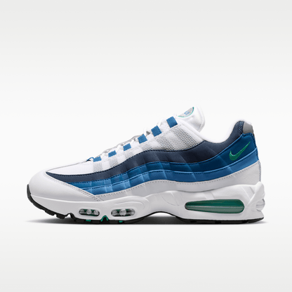 White/Lake Blue/French Blue/Emerald Green