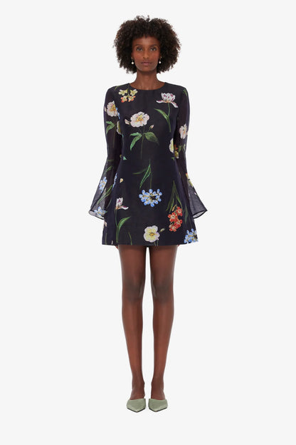 Botanical Print in Ebony