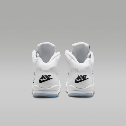 White/Metallic Silver/Black