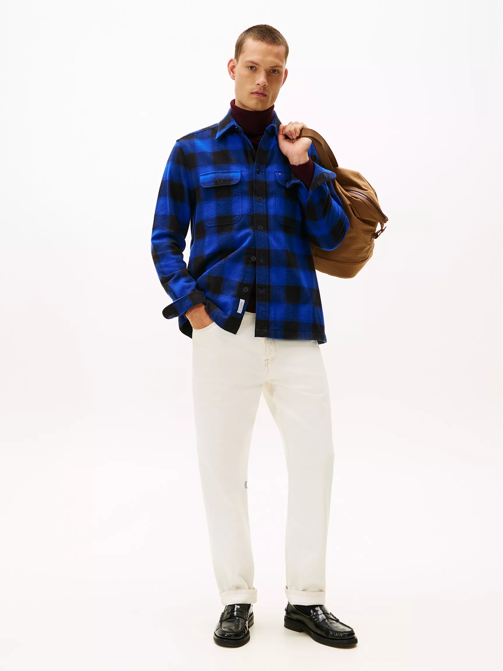 Wedge Blue Check