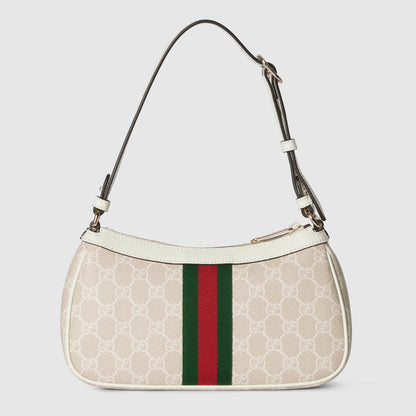 tejido beige y blanco con GG