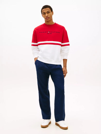 White/Red Colorblock