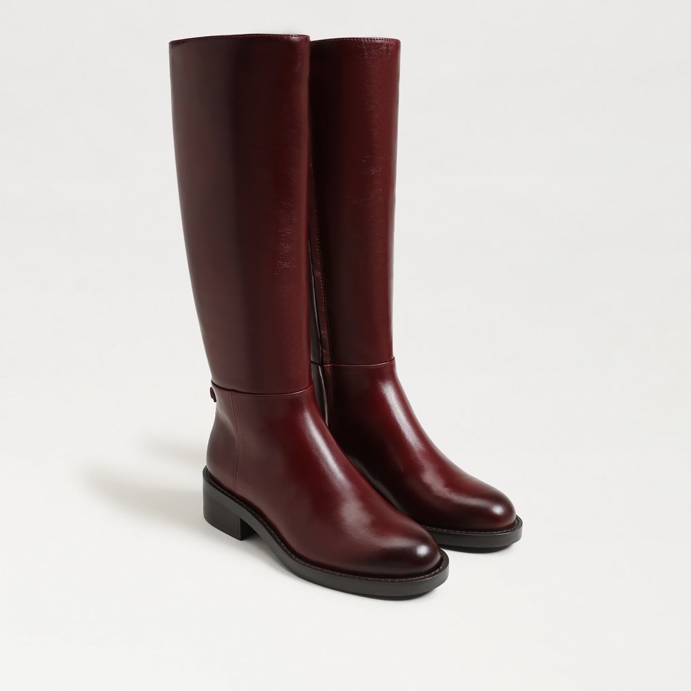 French Burgundy Leather