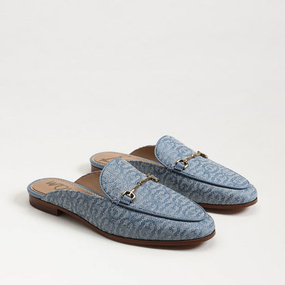 Azure Blue Faux Raffia