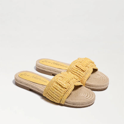 Warm Marigold Faux Raffia