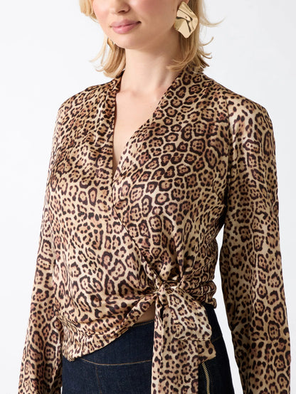 Floral Paisley Taupe Comb