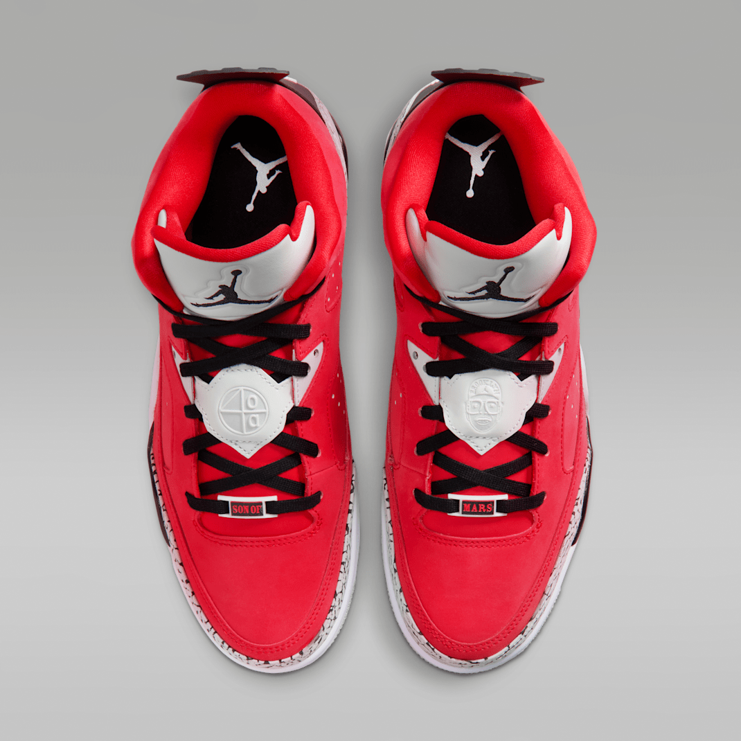 Fire Red/Grey Mist/White/Black 4
